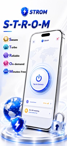 Strom VPN - safe,stable Screenshot 1 of 7
