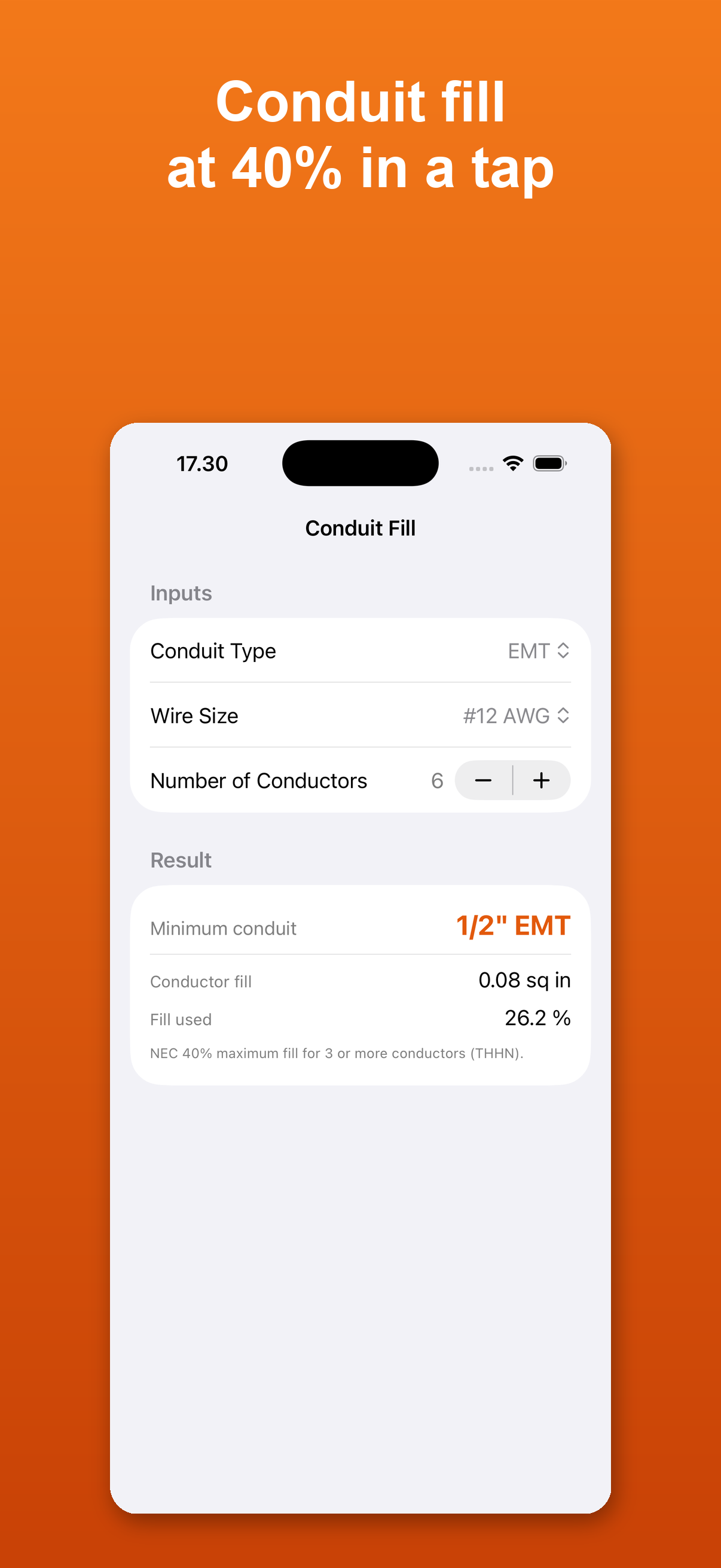 Construction Calc: TradeCalc