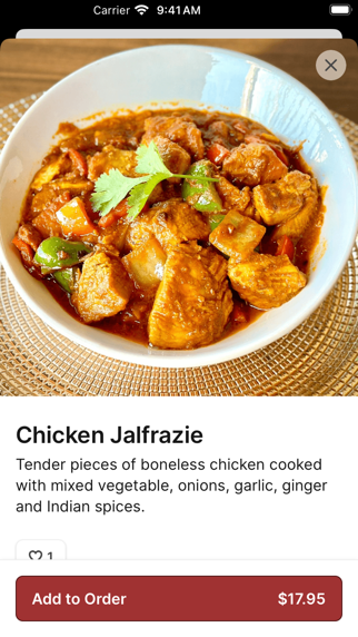 Star of India iPhone screenshot 4 - Food & Drink app