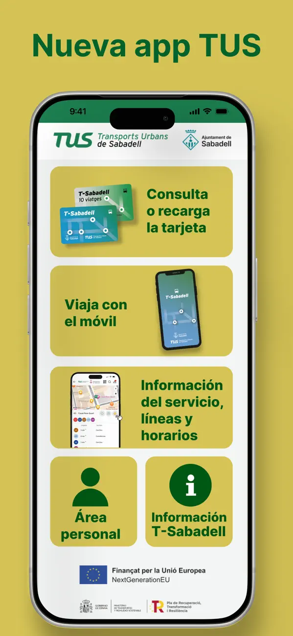 Screenshot #1 pour TUS - Bus Sabadell
