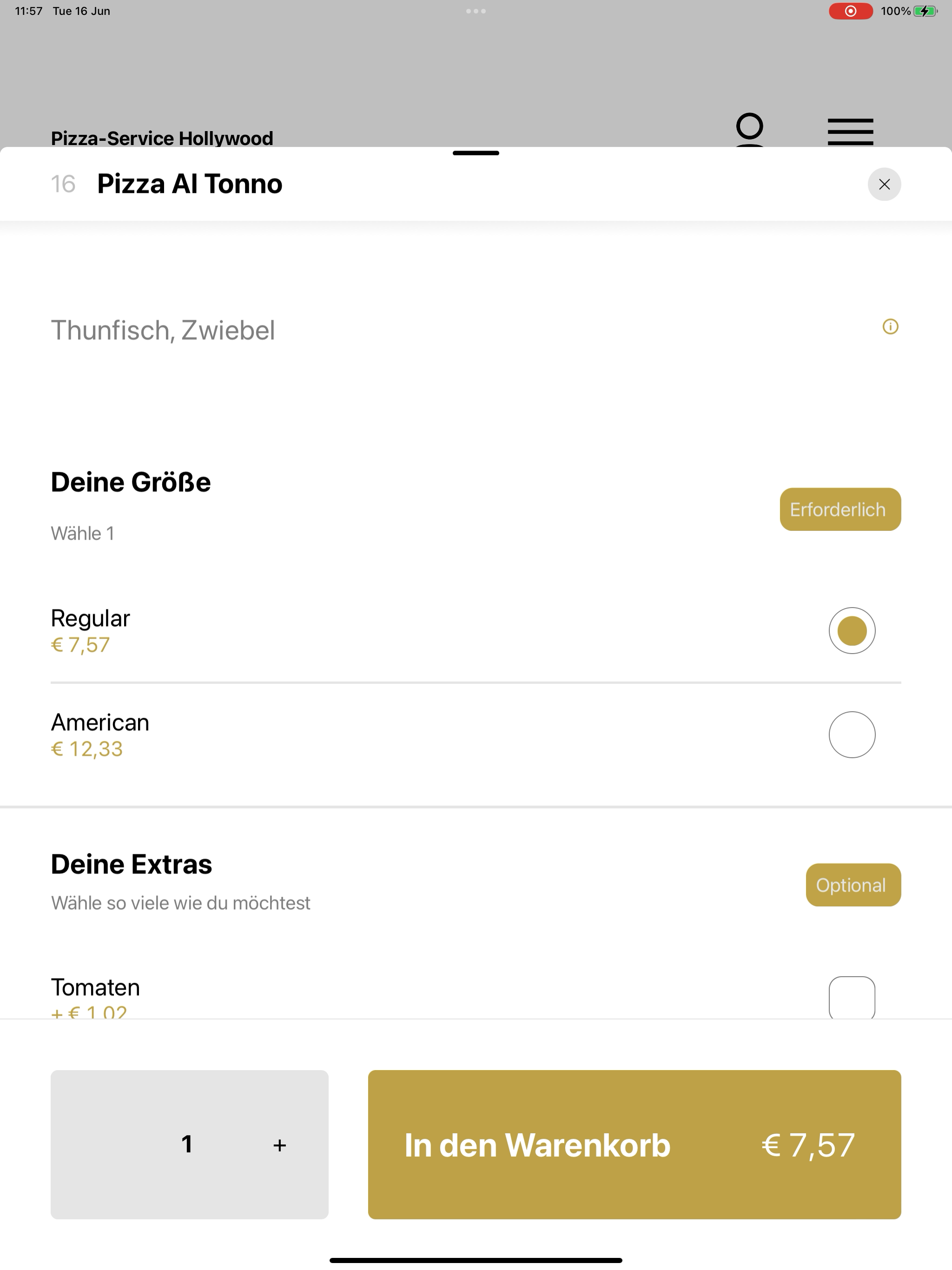 Pizza-Service Hollywood AT screenshot 7