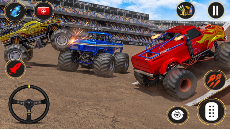 Monster Truck Demo Derby Crash