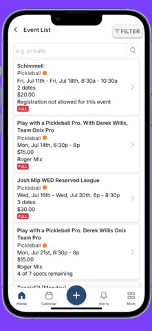 Evansville Community Tennis screenshot