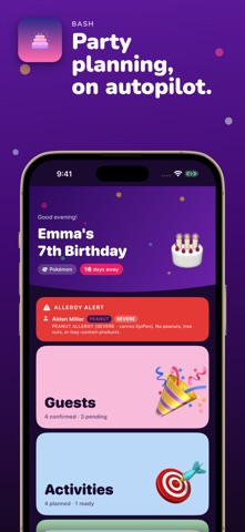 Kids Party Planner - Bash Screenshot 1 of 5