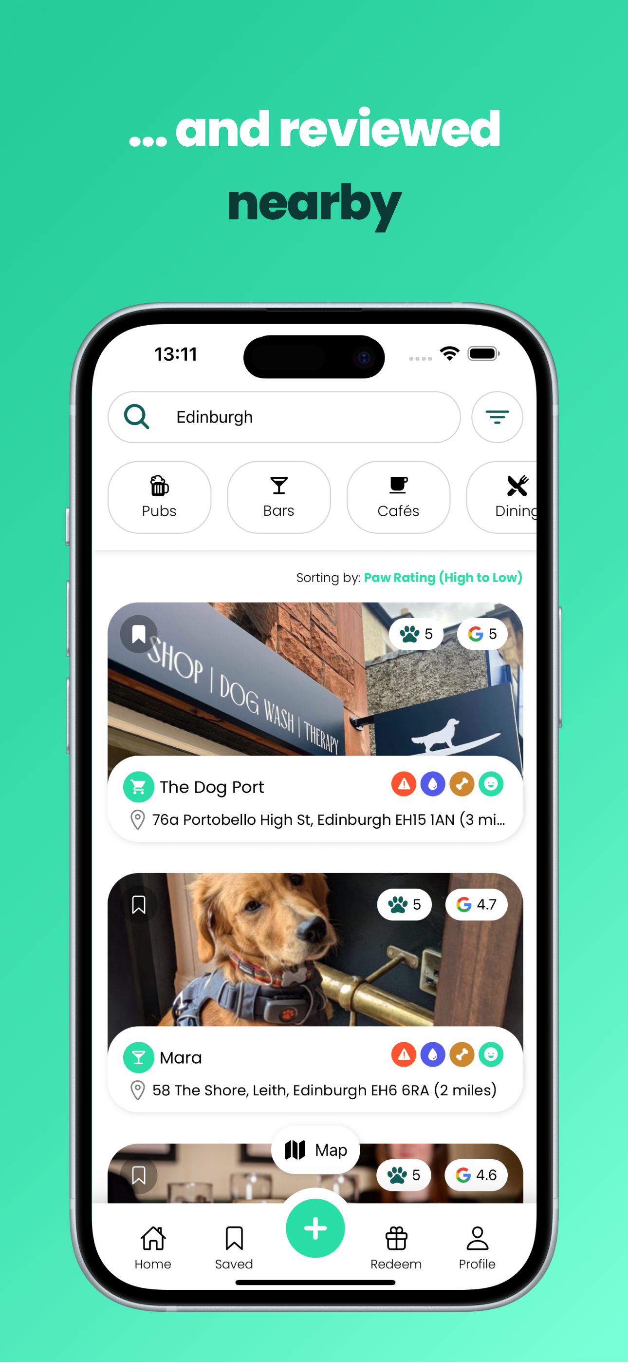PawPal - Dog Friendly Places