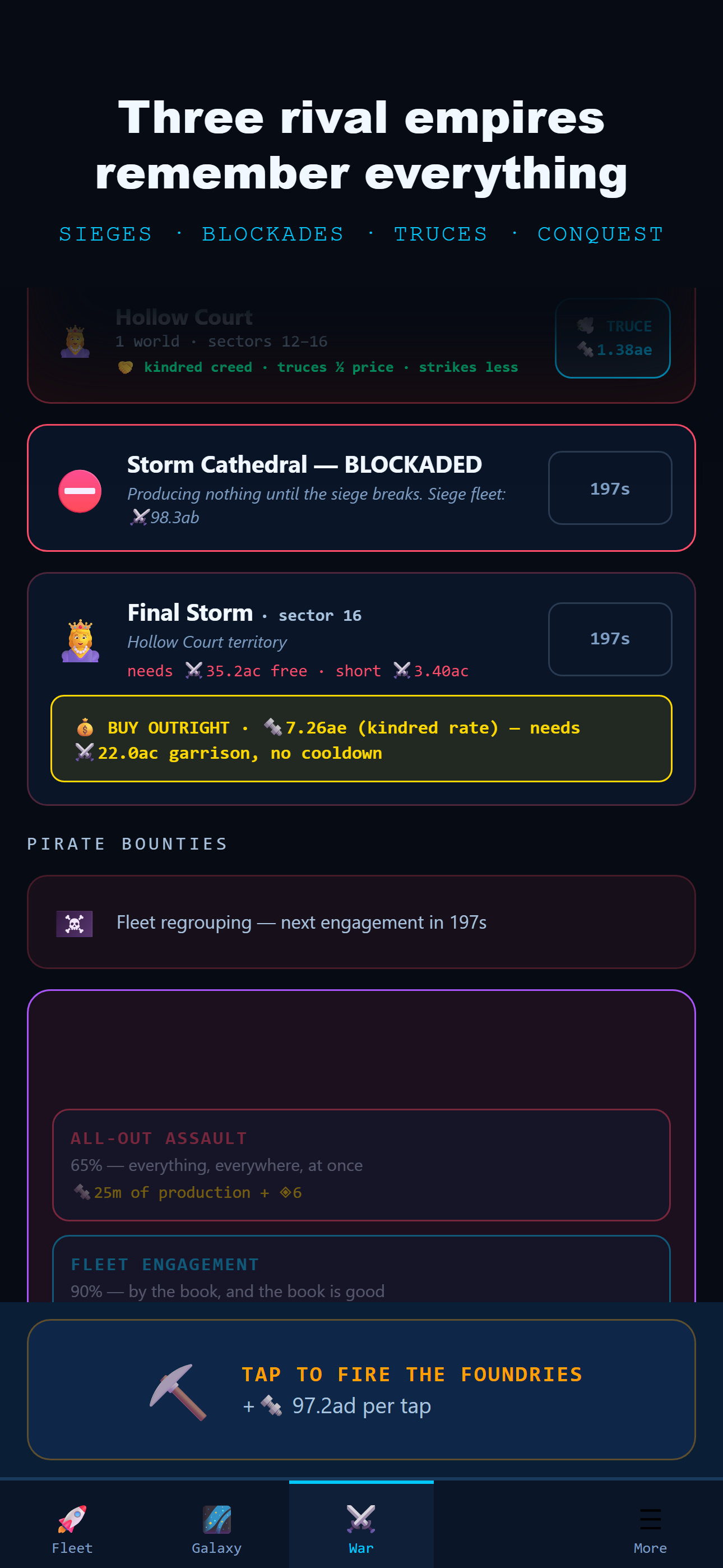 Novafall: Idle Space Empire screenshot 3