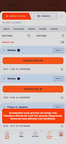Esportiva Bet: Apostas e Jogos iPhone screenshot 2