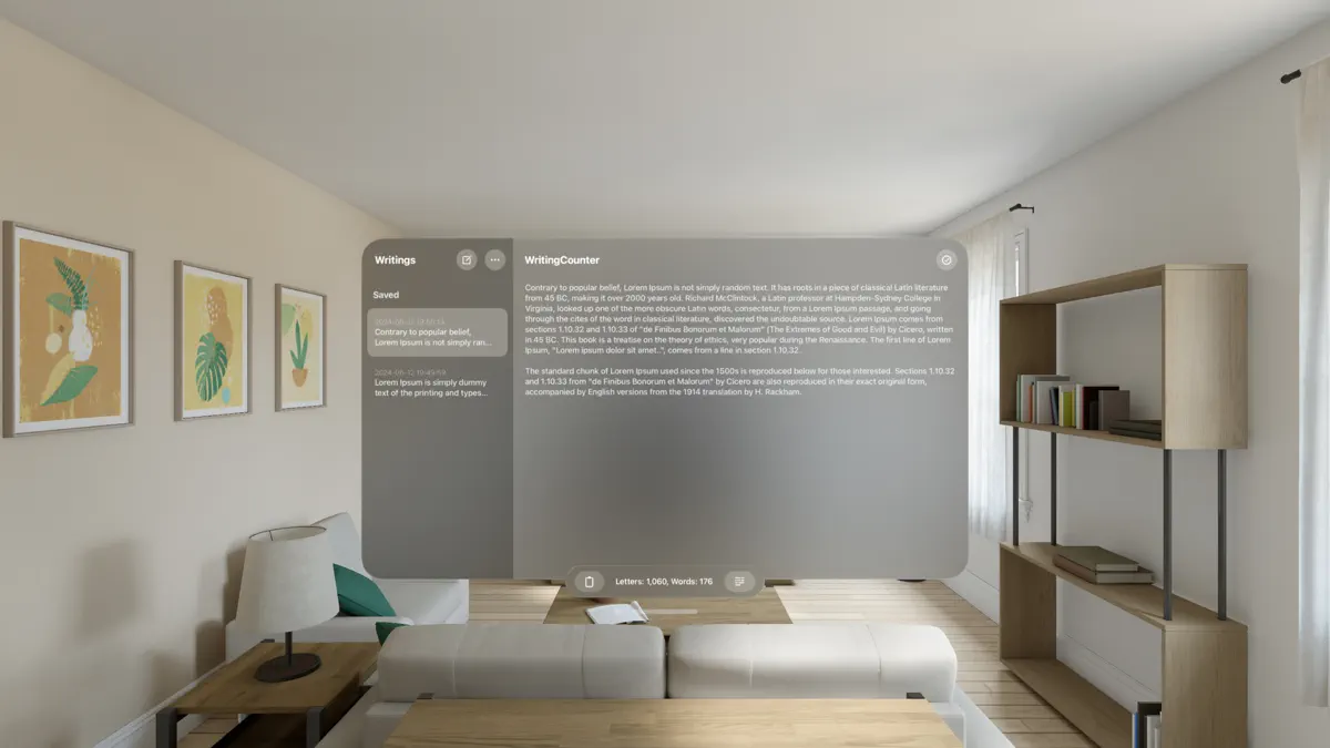 WritingCounter screenshot 3