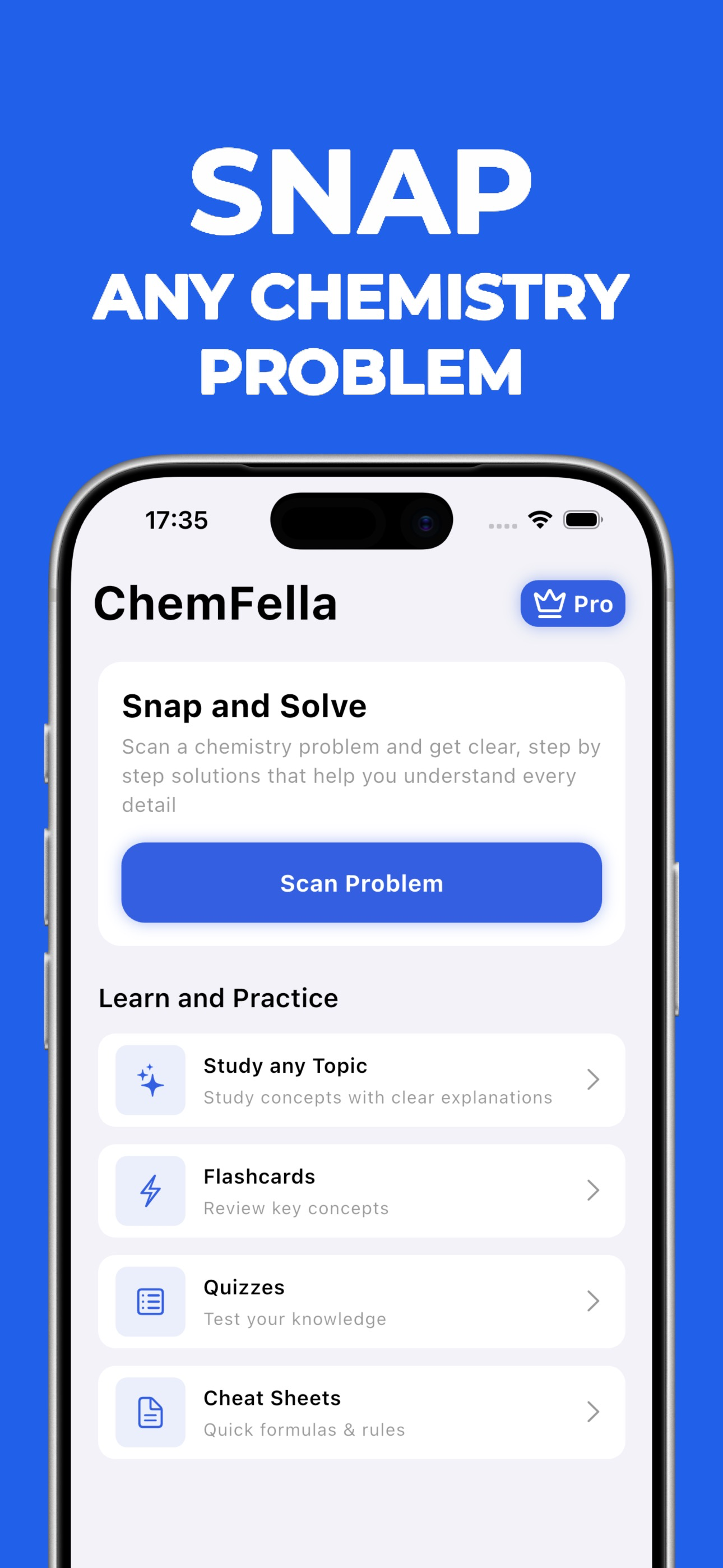 Chemistry Solver: ChemFella screenshot 1