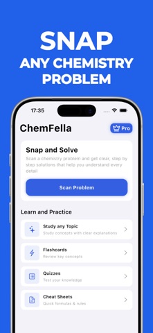 Chemistry Solver: ChemFella iPhone screenshot