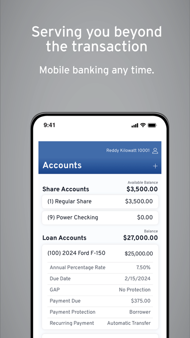 Utah Power Credit Union Screenshot