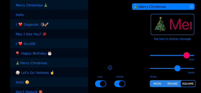 Scrollit: display scrolling