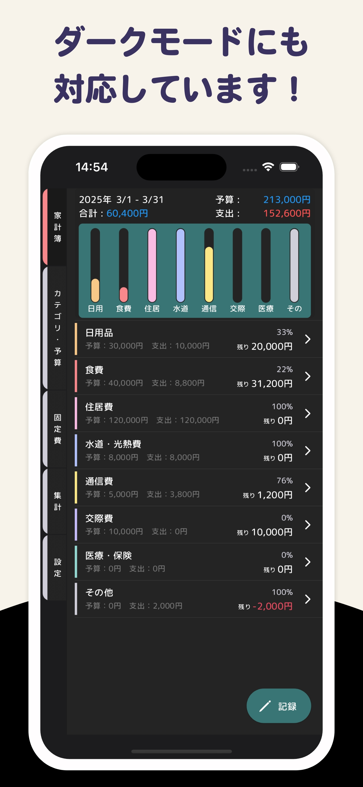 袋分け家計簿 - 予算と支出が見やすいかけいぼ