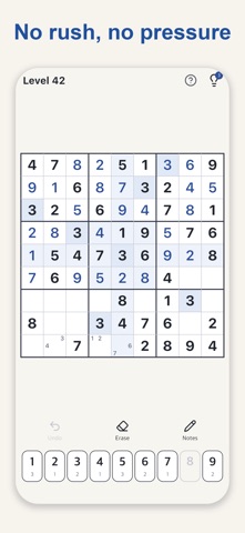 Grand Sudoku: 1000 Levels iPhone screenshot