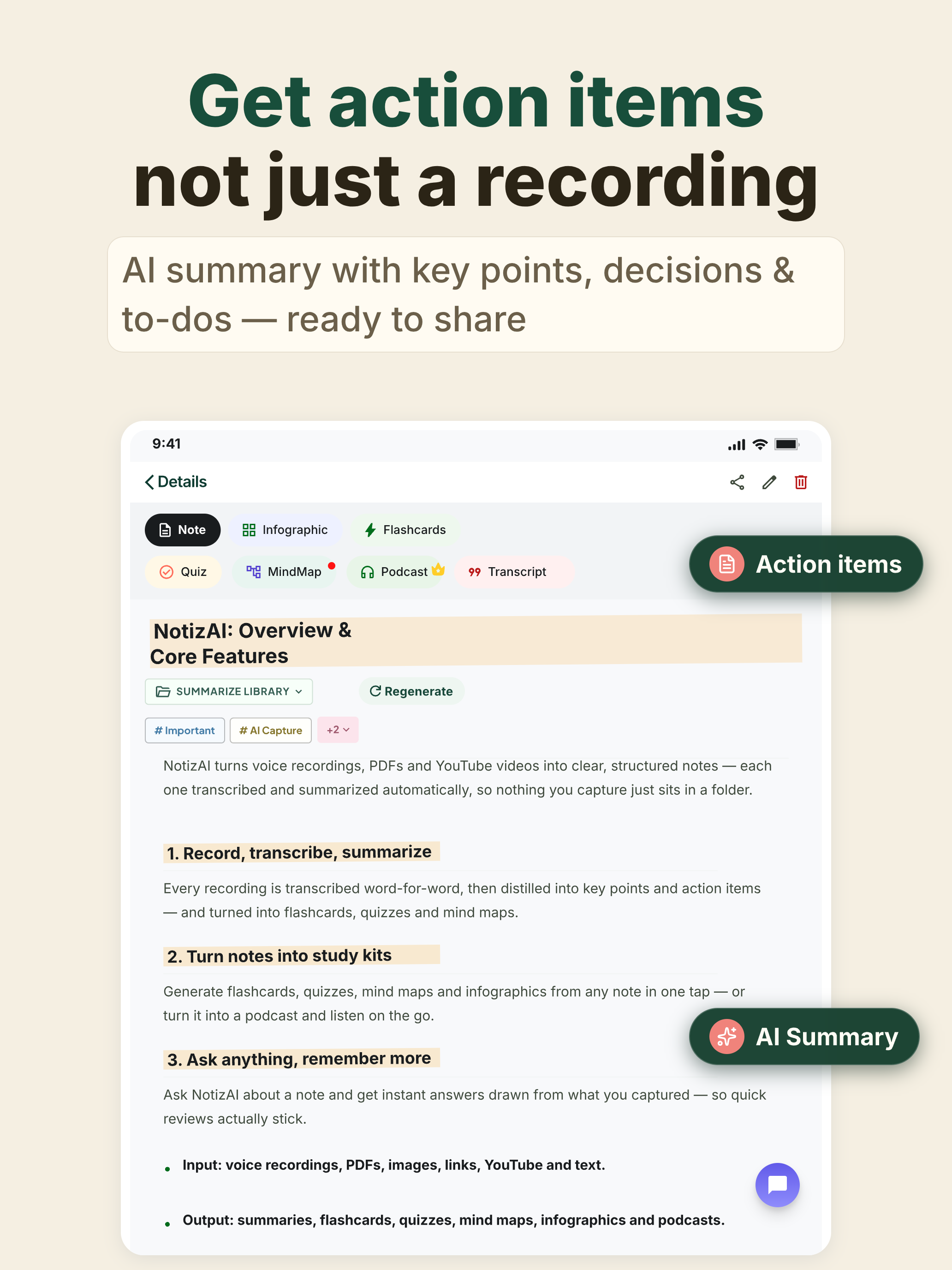 NotizAI: AI Meeting Note Taker screenshot 10