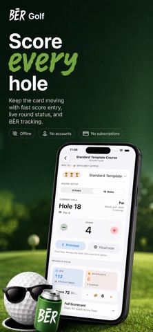 BĒR Golf: Weekend Scorecard screenshot