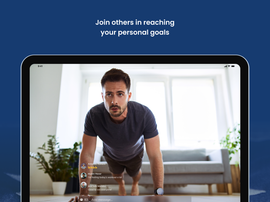 Heroes Wellness Collective iPad screenshot 1 - Social Networking app