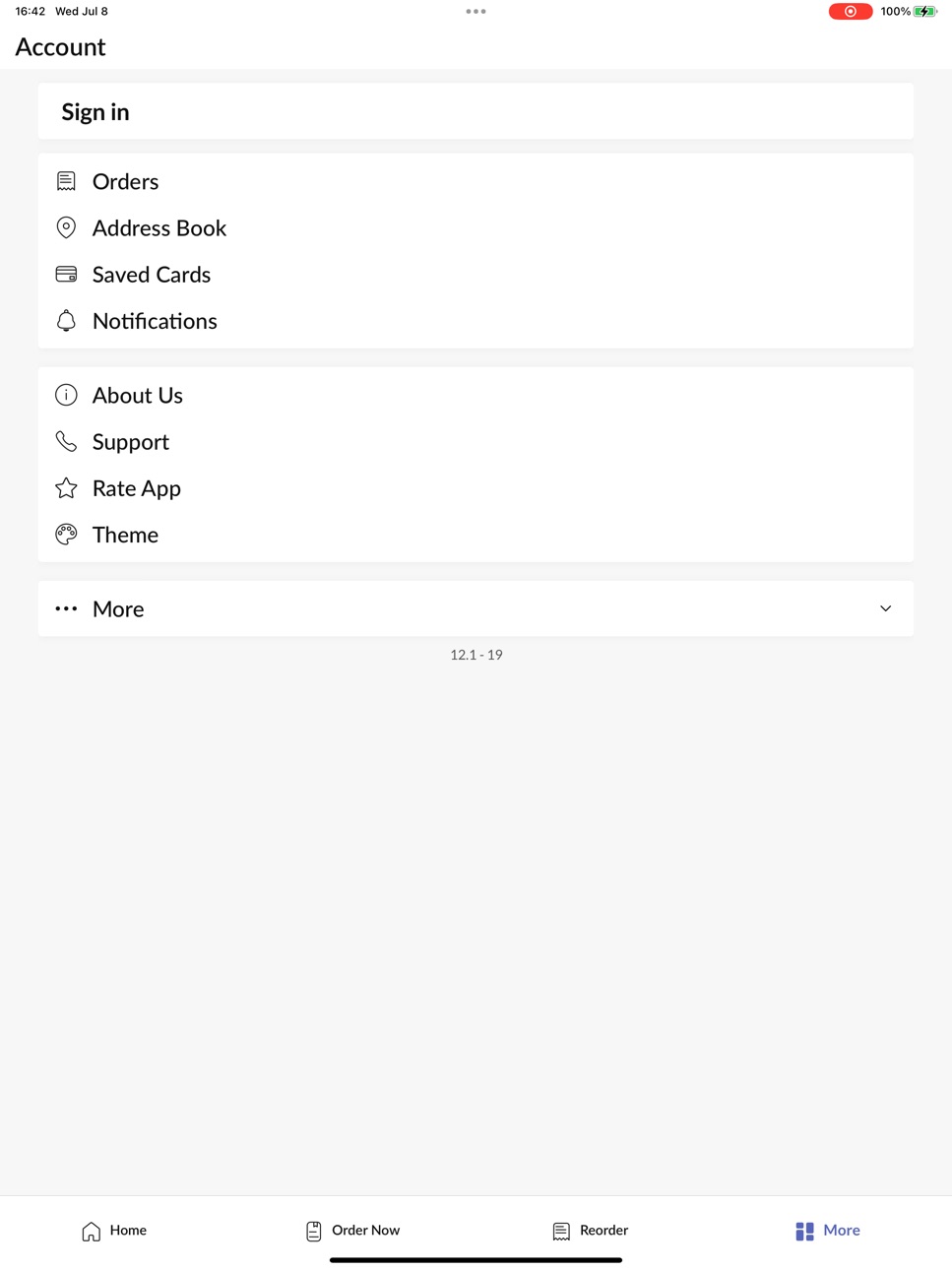 iPad screenshot