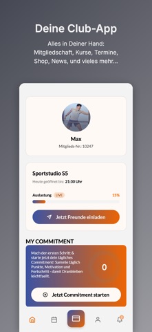 Sportstudio S5 iPhone screenshot