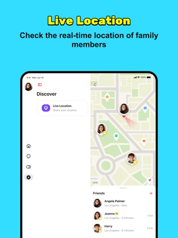 JusTalk Family Messenger iPad screenshot