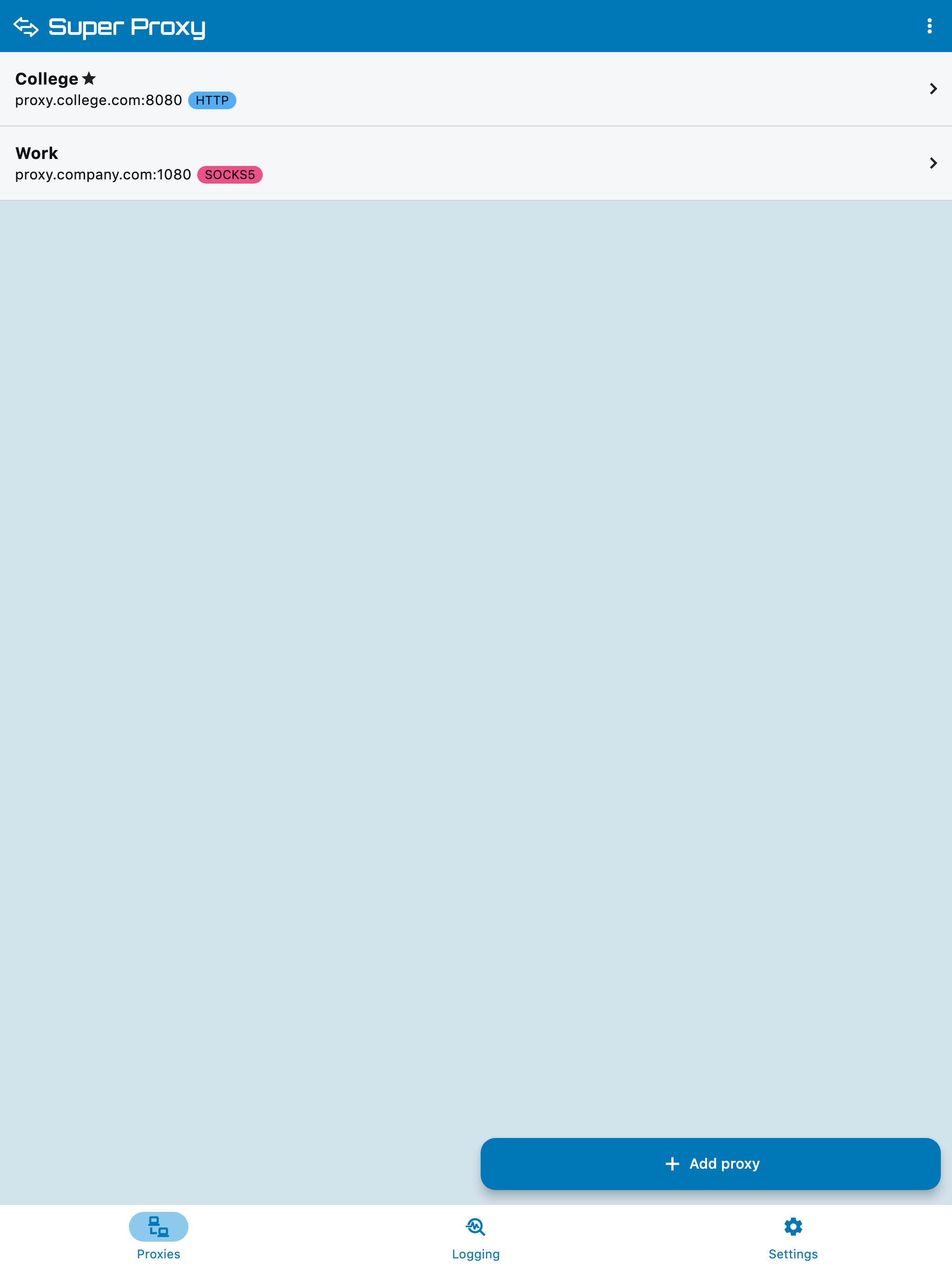Super Proxy - Tunnel your apps