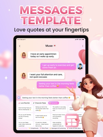 SweetKey: Love Advisor & Chat iPad screenshot