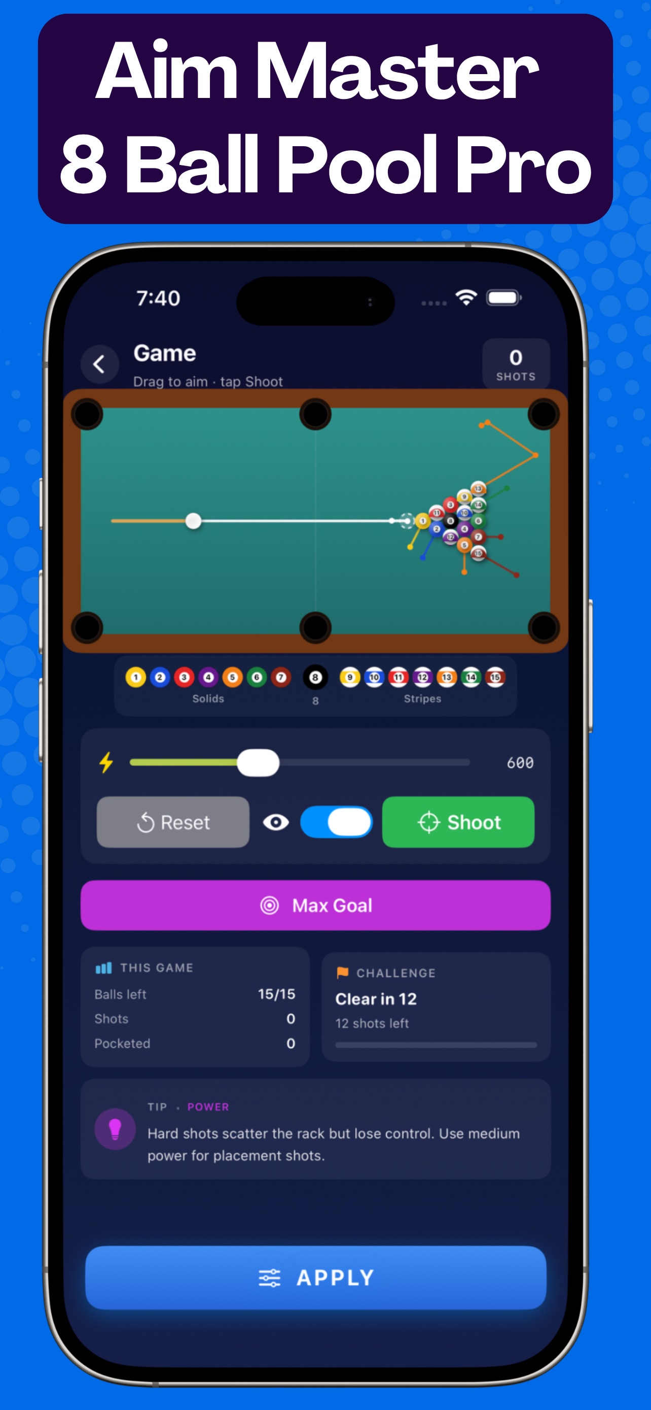 Aim Master 8 Ball Pool Pro screenshot 1