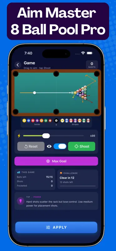 Aim Master 8 Ball Pool Pro screenshot 1 of 5