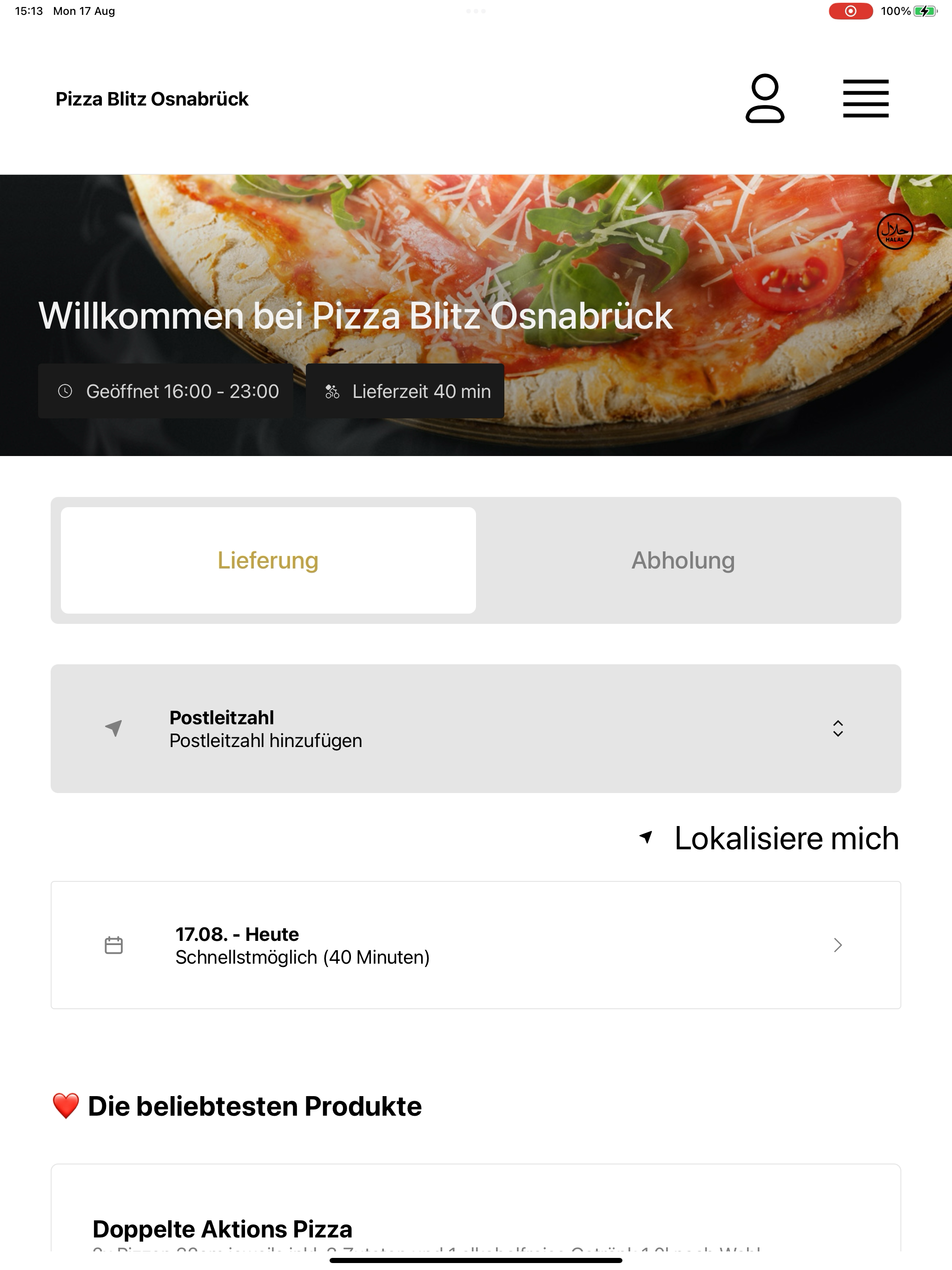 Pizza Blitz Osnabrück screenshot 5