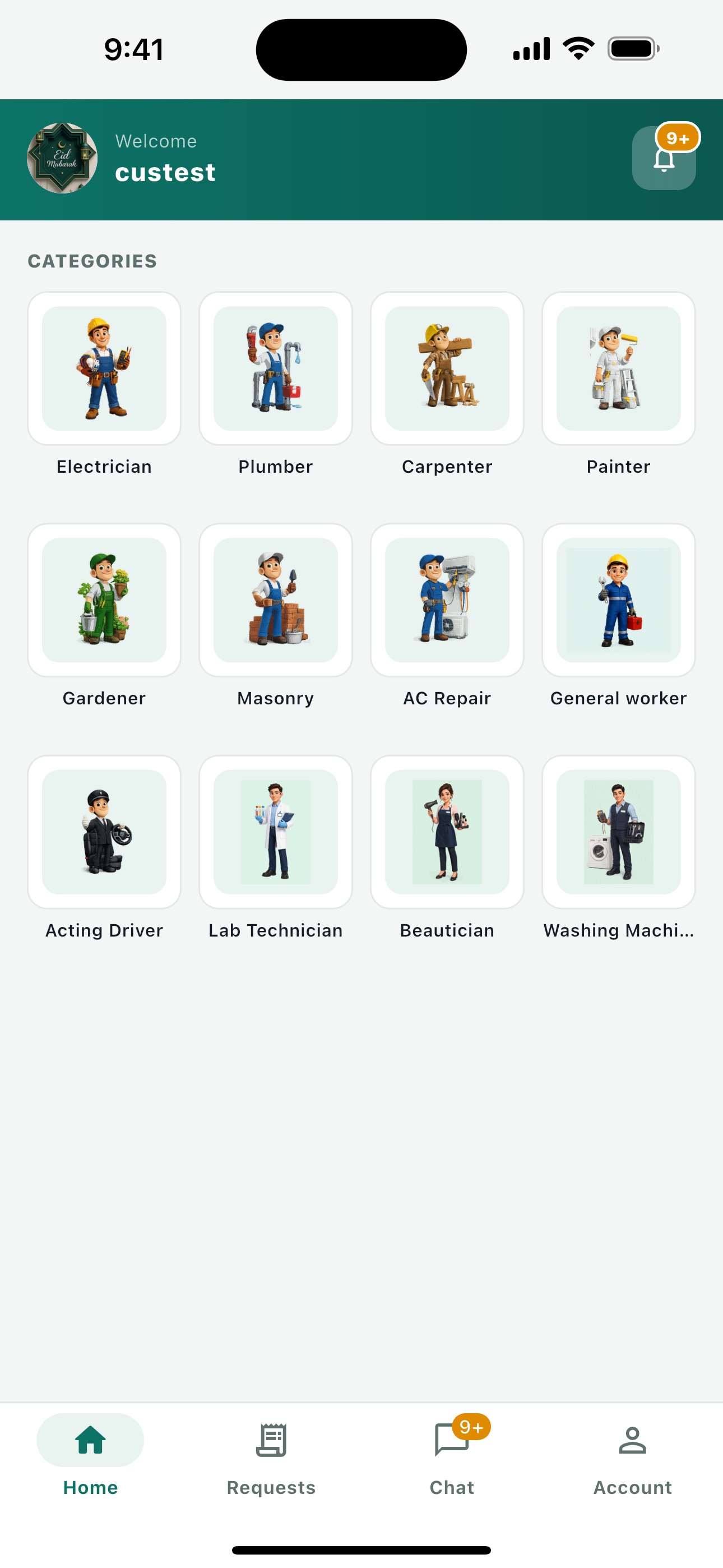 Screenshot 1 of Encage U — Home Services