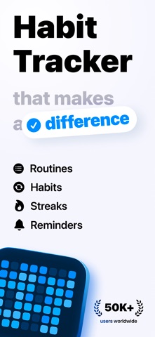 Habit Tracker - Ripples iPhone screenshot