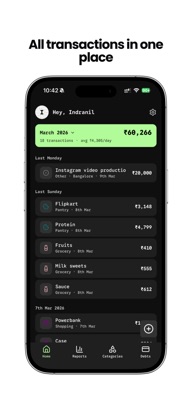 zero: offline expense tracker screenshot 2