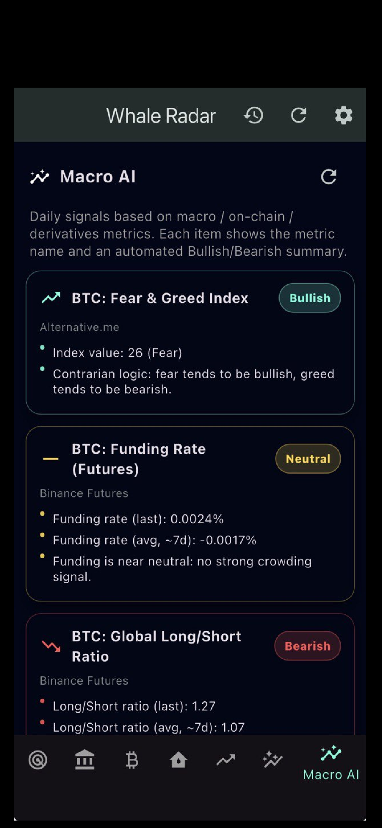 WhaleRadar screenshot 7