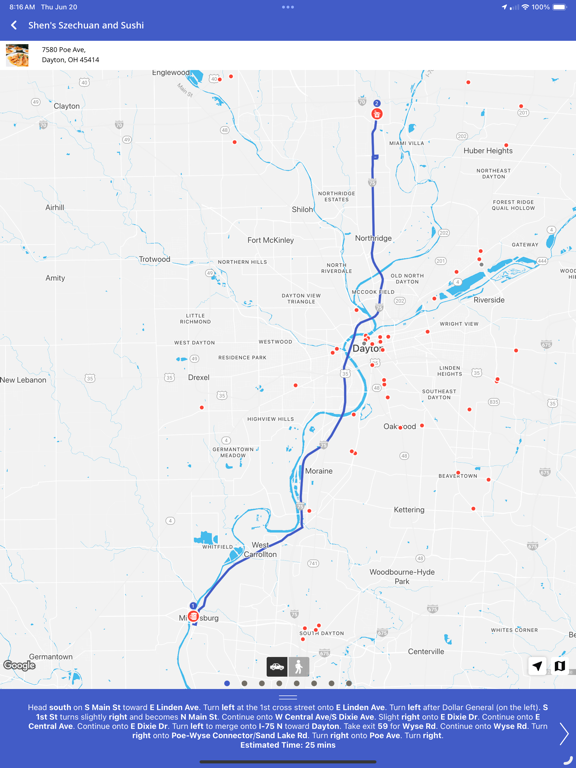 Destination Dayton iPad screenshot 10 - Travel app