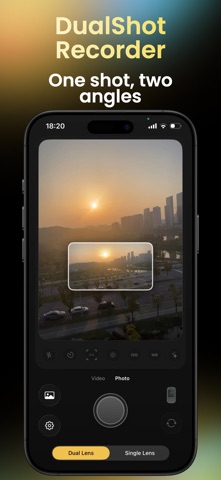 Kazz Camera: Retro & Dual Cams iPhone screenshot