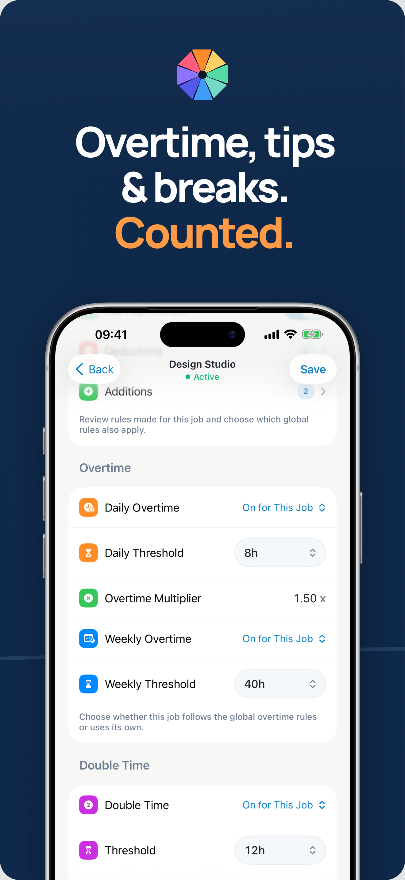 Hours Tracker - HoursKit screenshot 5