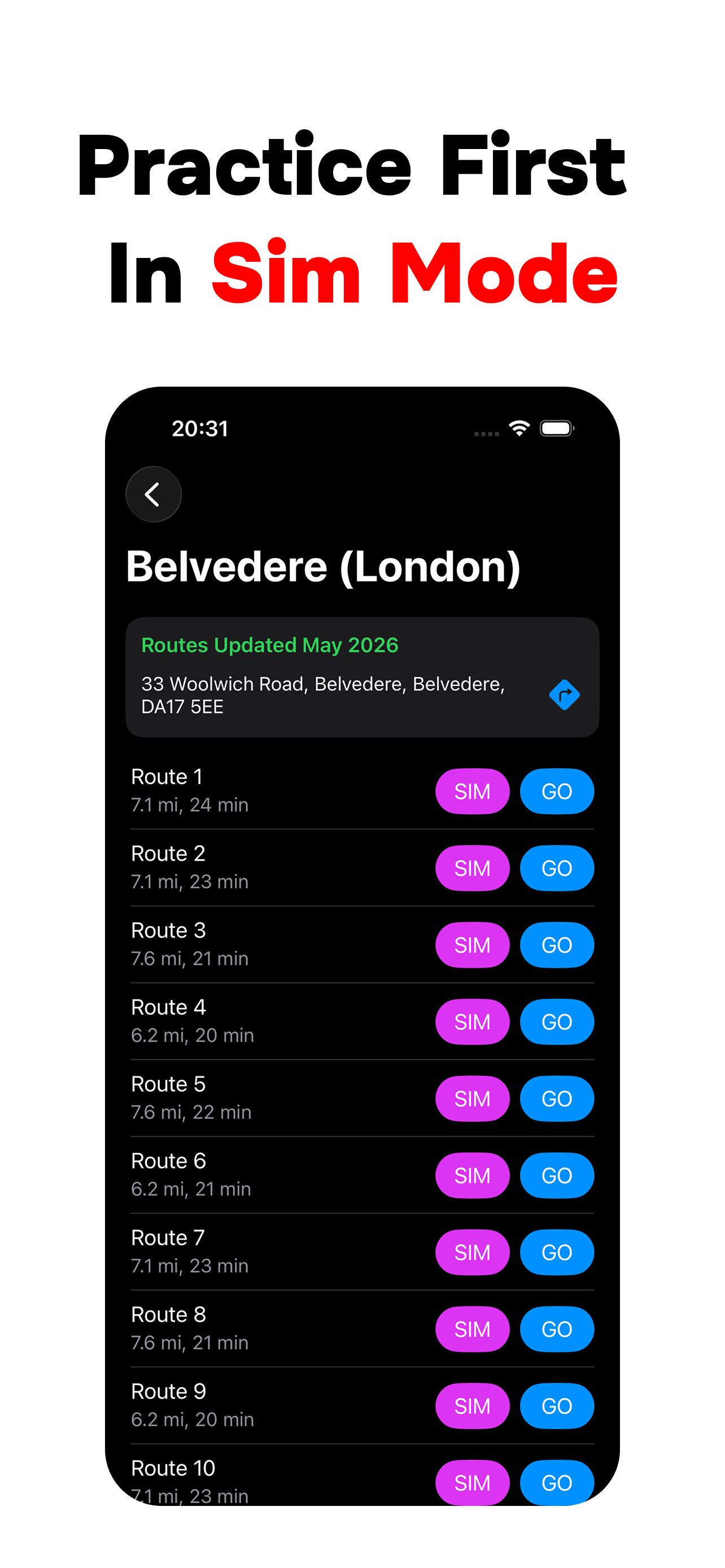 Clutch - Driving Test Routes screenshot 3