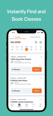 Sweet Water Dance & Yoga iPhone screenshot
