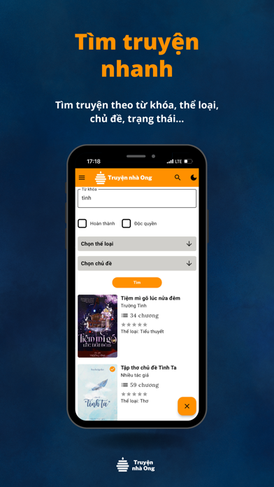 Truyện nhà Ong - Truyện Việt Screenshot