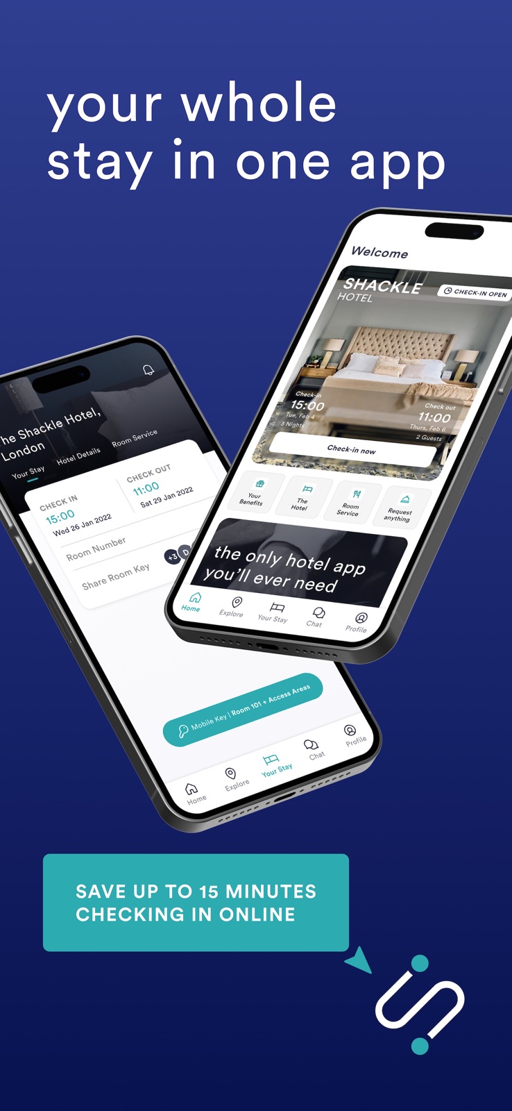Shackle: Hotel Check-in iphone screenshot 1