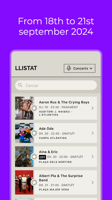 Mercat Música Viva Vic Screenshot