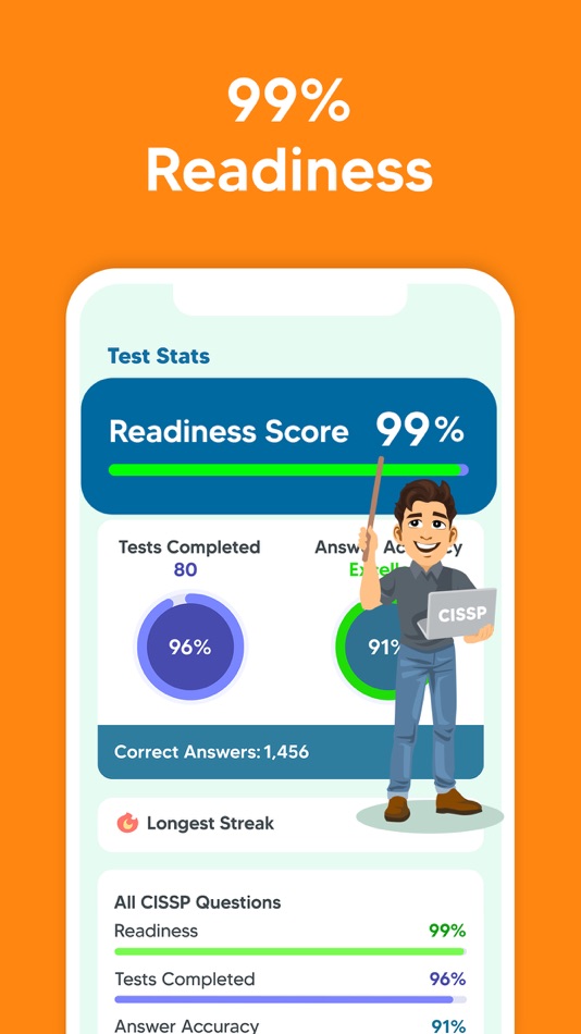 #7. CISSP Exam Prep & Test 2025 (iOS) 由: Best Fun Games