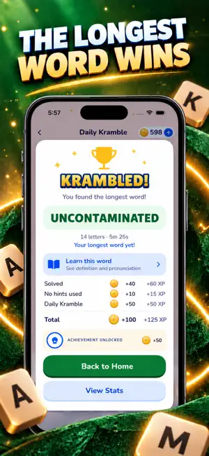 Kramble: Longest Word Puzzle screenshot 4