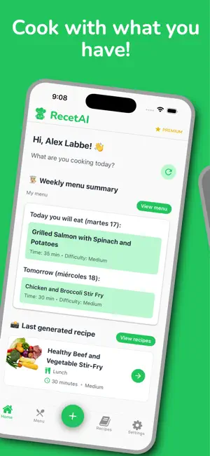 RecetAI: AI Recipe Generator screenshot 1