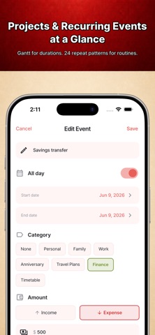 Lunaco: Secure Calendar·Tasks Screenshot 2 of 8