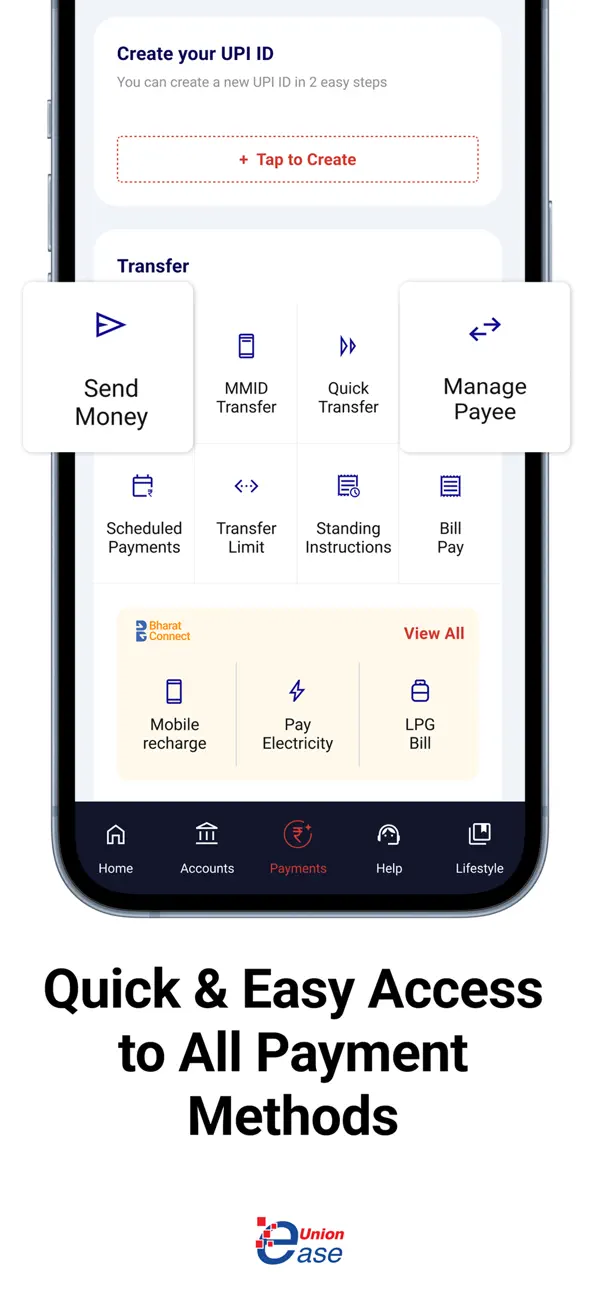 Screenshot #2 pour Union ease - Mobile Banking