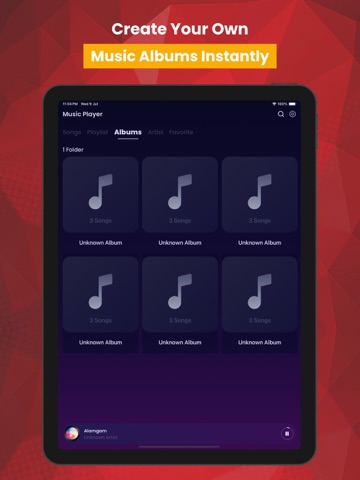 Pi Music Player iPad screenshot