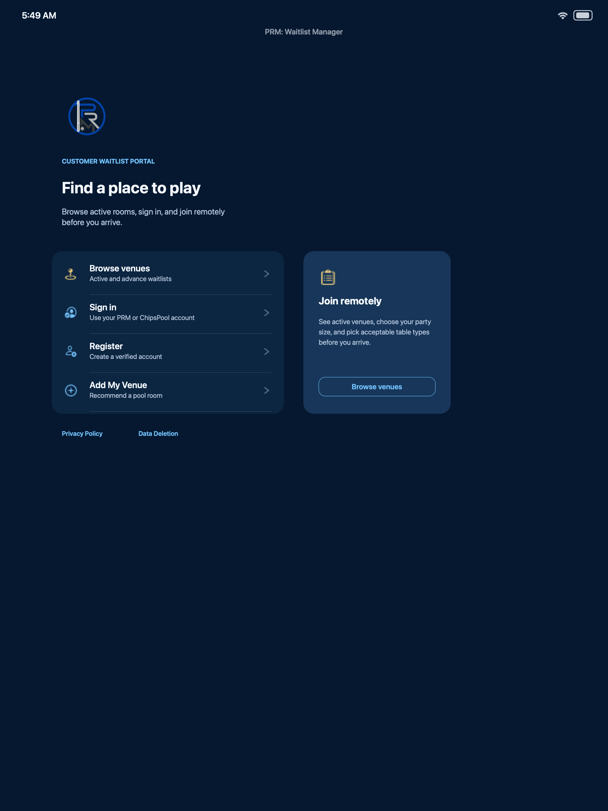 PRM: Waitlist Manager screenshot 3