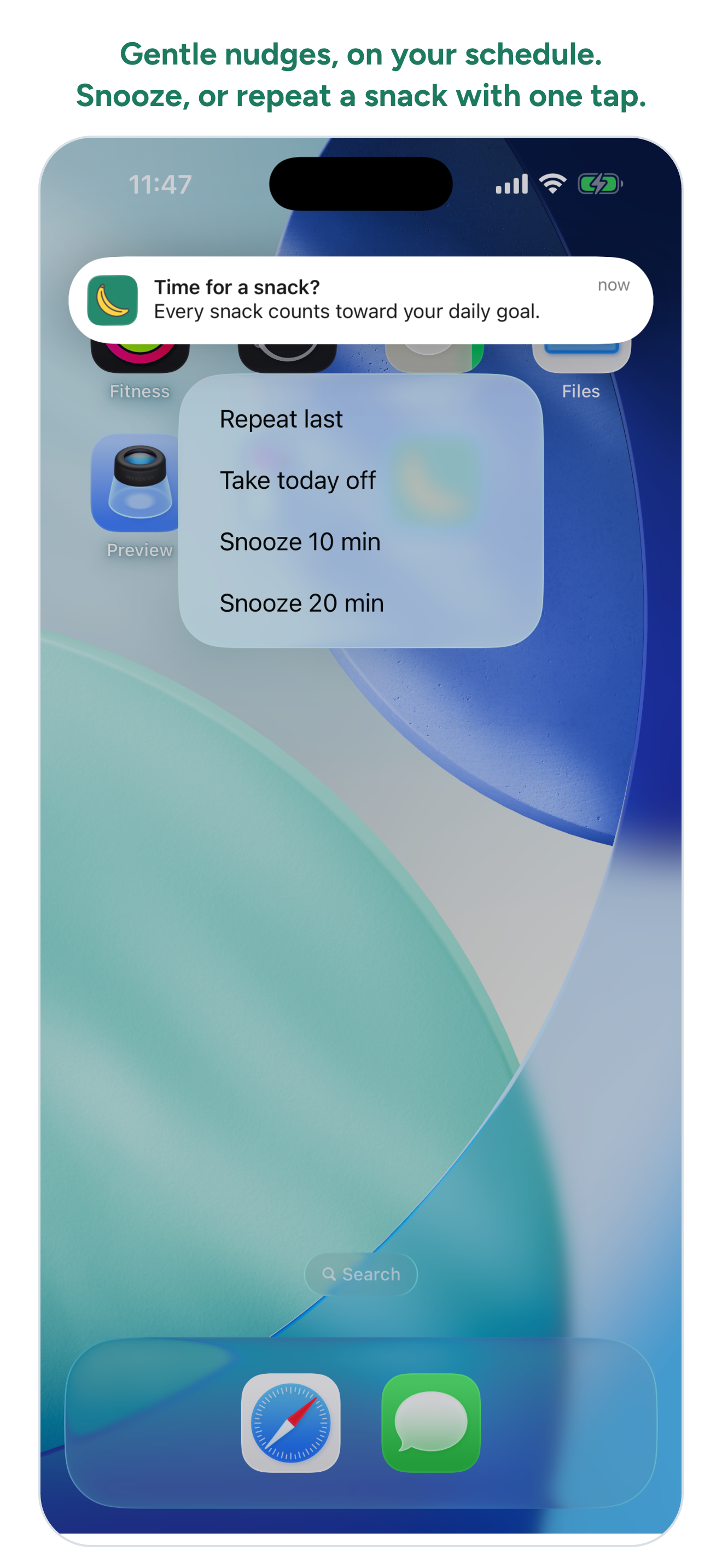 Snack App: Exercise Reminders screenshot 5