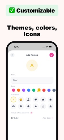 Gift Idea Tracker: Ribbons Screenshot 5 of 6